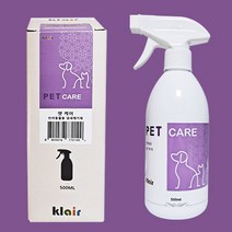 클레어 반려동물 냄새제거제 펫케어 500ml 애견 고양이 오줌 강력 탈취제, 1개