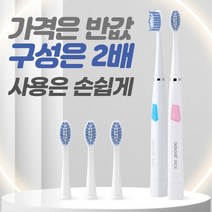 렉스맘 휴대용 음파 전동칫솔 어린이 진동, 음파칫솔핑크