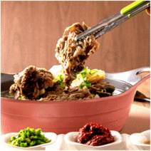 오리지날 하얀감자탕 고기많은 뼈해장국 3kg 4인용 다데기포함, 1팩