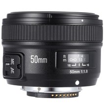 DSLR 카메라 렌즈 YONGNUO-YN50mm F1.8 대형 조리개 자동 초점 소형 니콘 D3000 캐논 70D EOS 카메라용 슈퍼 보케 효과, 캐논 F1.8II