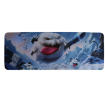 롤 LOL 디자인 마우스 패드 79종 시리즈 리그 오브 레전드 장패드 3mm 두께, 800x300mm + 3mm개, 포로B