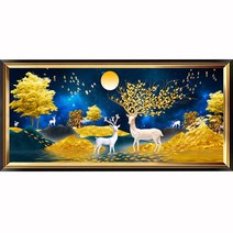 히여 보석 십자수 DIY 패키지 3D 90여종 도안 소형 중형 대형 시리즈, 1세트, 91. 금산 노루정원 GR-115