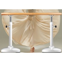 가정 고급자용 발레봉 발레바 댄스바 스트레칭 무용바, 핑크 페인트 [2.0] 미터