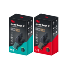 *8켤레* 3M 슈퍼터프 4+ 안전장갑 | 3M Super Tough 4+ Premium Work Glove | 안전 장갑 산업현장 원예 레져 정밀작업 캠핑, M, 8개