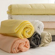 [1+1]시원하게 덮는 여름 홑이불 통풍잘되고 쾌적한 시어서커 홑이불, 플레인화이트