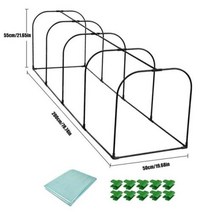미니비닐하우스 식물을 위한 미니 온실 휴대용 방수 실내 식물 텐트 꽃 햇빛 방 단열, 50x200cm