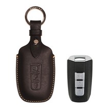 에첼소 [에첼소]쌍용 코란도스포츠 스마트키케이스 Ssangyoung Korando Sports Smart Key Case, 탄(Tan)