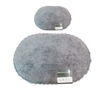 침대 욕실 집들이선물 발판으로 발매트 X 2개입 사용하는 자취방 밑 60 40 화장실, 핸즈 크로젯 매트_그레이