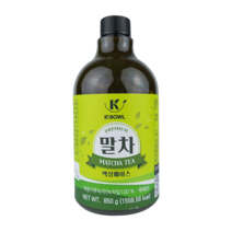 하동 말차 850g 액상 음료베이스 라떼 녹차액상 / 케이보울, 1개