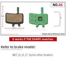 조수석 브레이크패드 10 쌍 세라믹 자전거 디스크 shimano orionauriga, 813