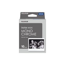 FUJIFILM 즉석카메라 체키 와이드용 필름 10매입 흑백 INSTAX WIDE MONOCHROME WW1