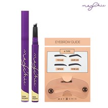 메이시크 매직픽스 아이브로우 틴트+가이드 증정, 라이트 브라운