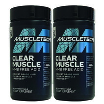 Muscletech Clear Muscle 클리어 머슬 HMB FREE ACID 84 소프트젤 X 2개