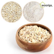 우리가스토리 압착 귀리 오트밀 1kg＋1kg 퀵오트밀 오트밀가루 오트밀분말, 바로먹는 압착 귀리 퀵 오트밀 1kg＋1kg