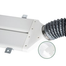 고기집 사각 덕트 환풍관 직관 플랫 배관 자재 75mm, 1개