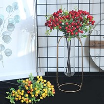 베리 열매 조화 도매, 01_아이보리
