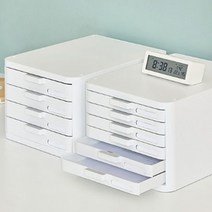 [4단6단] 파일캐비넷 서류함 서류보관함 문서정리함 문서함 서류박스, 4단, 쿨그레이