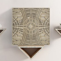 단독주택 리모델링 북유럽 입체 벽장식, 80cmx80cm
