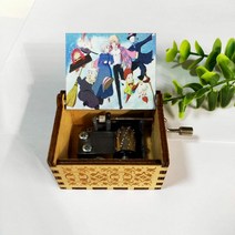 오르골 하울의 움직이는 성 뮤직 박스 애니메이션 테마 음악 회전 생활 로맨틱 나무 손으로 크랭크 생일 선물, [06] H-06