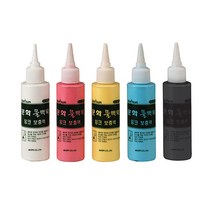 문화 물백묵 보충액 / 물백묵리필 물백묵리필액 마카리필 컬러리필액, 하양