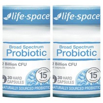 라이프스페이스 브로드 스펙트럼 프로바이오틱 30 캡 Life Space Broad Spectrum Kpf 2개