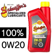 쉐이퍼 (쉐이퍼)슈프림9000 0W20(1L) 100% 합성엔진오일 가솔린 LPG 하이브리드 품질1위 미국 펜실베니아 원유 가솔린 엔진오일, 1개, 0w20