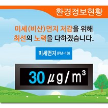비산먼지 측정기 미세먼지 전광판 현황판 공사장 건설현장 소음측정기 R-7번, R-7 미세먼지측정기