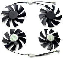 Zotac GTX1660ti 용 87mm 냉각 팬 그래픽 비디오 카드 슈퍼 AMP 방열, 02 1 pair without logo