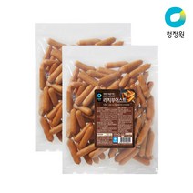 [청정원] 리치부어스트 오리지널 1.5kg x 2개, 1) 오리지날 1.5kg_4) 칼집 비엔나 1.5kg