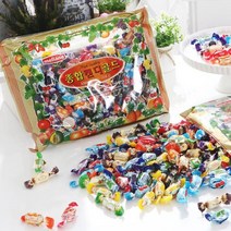 푸드트럭 INCO 종합캔디골드(1kg) 화이트데이 사탕, 1