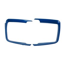F30 F31 F32 F343용 ABS 헤드라이트 스위치 프레임 트림 조정 스티커 2개, Blue