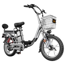배달 전기자전거 롱레인지 레트로 클래식 알루미늄, 상세이페이지 참고, 후면 충격 흡수 18인치