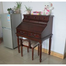 엔틱 콘솔 피아노 서랍장 드레스룸 침실 우드 수납장, 월넛