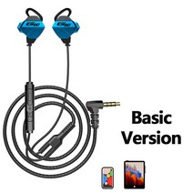 유선 헤드폰 게임용 이어폰 마이크 스트리밍 비디오 헤드셋 게이머 Spotify 프리미엄 G10, [09] G10 Basic Blue