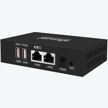 전압계 네트워크 세그먼트에 걸쳐 무선 WiFi 인쇄 클라우드 박스 단일 1-3 USB 프린터 공유 장치 서버, 03 2xUSB 2xRJ45_05 E