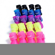 애구애구oem 강아지 라텍스 신발 고양이 양말 부츠, 보라