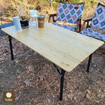 멜리띠 4폴딩 뱀부 캠핑테이블 대나무테이블 원목테이블