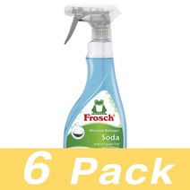 프로쉬 Allzweck 다목적 세척제 주방 세제 소다 Frosch Allzweck-Reiniger Soda 500Ml 6개
