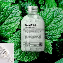 Vontee 씹는 고체 알약 치약 100개