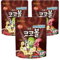 동서식품 포스트 오곡 코코볼 1kg 콘프레이크 시리얼 간단한 아침 메뉴 자취생필수품, 3개