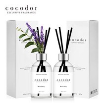 코코도르 화이트라벨 디퓨저 200ml X 2개 + 라벤더스틱2P + 유칼립투스, 001_라벤더/2P+유칼립B, 02_W/에이프릴프레쉬X2