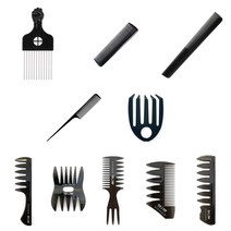 바버샵 포마드 빗 콤브 남자 헤어 브러쉬 모음., 팁탑 포마드 전용 빗, 팁탑 1way 콤브