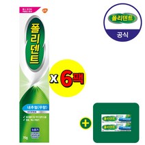 폴리덴트 무향 의치 부착재*6개+샘플 2개 증정