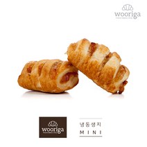 우리가스토리 프랑스 미니 애플따땅라띠스 냉동빵 냉동생지, 40g, 15개