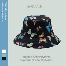 과일 프린트 버킷 모자 여름 야외 딸기 수박 체리 남성 보닛