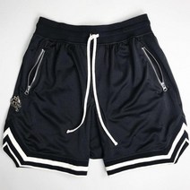 반바지 트레이닝 녹색 남성 캐주얼 체육관 피트니스 지퍼 포켓 속건 농구 조깅 보디 빌딩 무릎 길이 바지