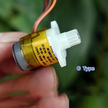 미니 15mm 정밀 스테퍼 모터 dc 6v 2상 4선식 미니 3단 유성 감속 기어 박스 1:110 전기 액세서리, C 유형