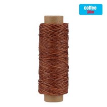가정용 미니 재봉틀 다색 150D 30M 가죽 바느질 왁스 스레드 코드 가죽 공예 DIY 바느질 스레드 가죽 바느, 04 D-30M, [04] D-30M