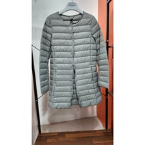 여성 덕다운 경량 롱패딩