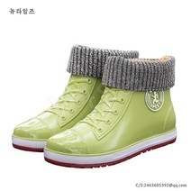 마틴 부츠 스타일 레인부츠 숏 레인부츠 미끄럼 방지 발목장화 YD 뉴타임즈 C119K890